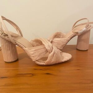 Loeffler Randall Women's Reed Pleated Sandals NWOT